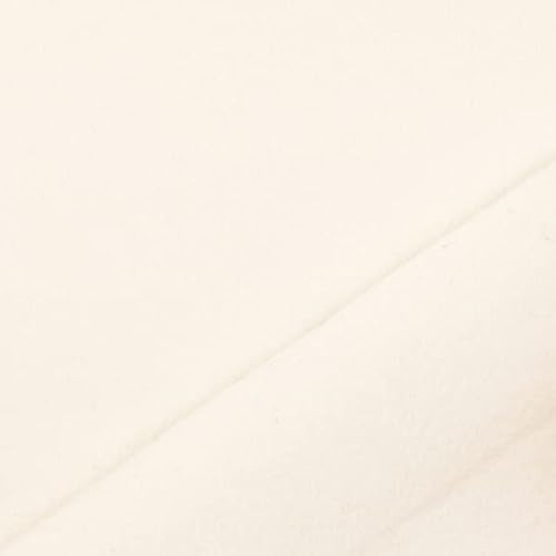STOFFKONTOR Bastel Filz Stärke 4,0mm Breite 45cm Farbe Creme-Weiss
