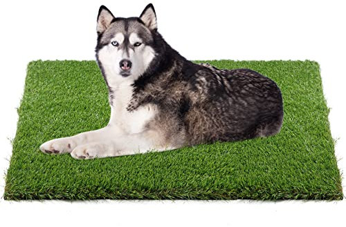 XLX TURF Artificial Grass Mat 48 x 32, Durable Dogs Fake Grass for Pets Potty Training, Artificial Turf Grass Rug for Patio Outdoor Indoor Decor