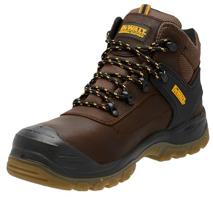 DEWALT Men's North Dakota, Steel Safety Toe Work Boot, Brown, UK8 (EU42)