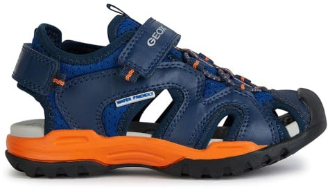 Geox J Borealis Boy C Sandale, Orange Royal, 36 EU