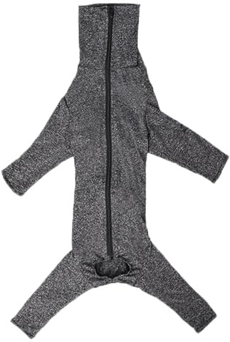 ZORQ Fellanzug für Hunde | Genesungsanzug Hundebody - Hunde-Overall, Haarausfall-Abdeckung, Winter-Pullover, 4-beinig, dehnbares Kostüm