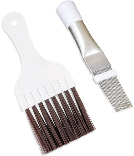 VIVIIHOO Juego de 2 cepillos de limpieza para secadora, cepillo para filtro y peine rectificador, herramienta multifunción