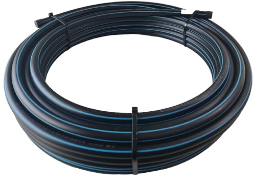 STEMAX-Wassertechnik: PP-Klemmverbinder, PE-Rohr 25m lang, SDR Klasse 11, PN16, Trinkwasserzertifiziert, DVGW (20mm)