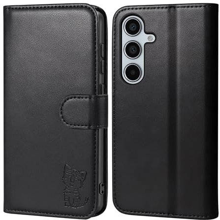 Handyhülle für Samsung Galaxy A55 5G Hülle Leder für Samsung A55 Hülle Klappbar Flip Stoßfeste Leder Wallet Case Cover Schutzhülle für Samsung Galaxy A55 Hülle