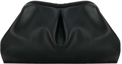 Fecialy Damen PU Leder Clutch Geldbörse Ruchtende Handtaschen Formelle Abendtasche Chic Weiche Knödel Crossbody Tasche Party Hochzeit