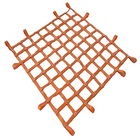 ZNBLSD Heavy Duty Shelf Lifting Nets, Flat Polyester Cargo Lifting Bags, Logistics, Construction Cargo Lifting Nets, World Sports Jump Nets, Trailer Nets (Size : 1x1m/load:1T)