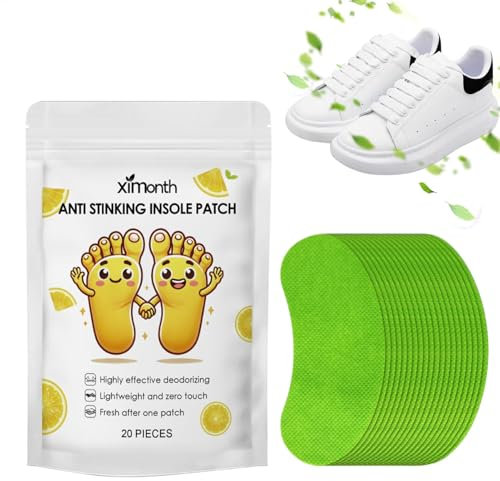 Patch eliminatore di odori per scarpe, deodorante per scarpe, 20 pezzi, deodorante per scarpe, scarpe per rimuovere odori
