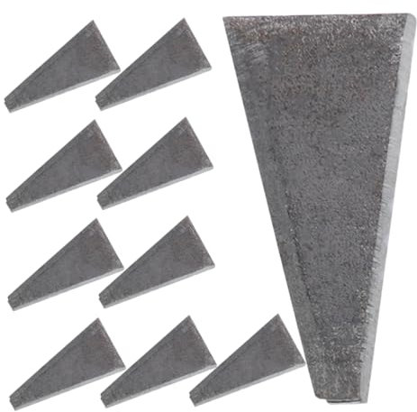 Mikikit 20pcs Tool Reinforcement Kit Triangle and Wedges for Handle Hammer Repair and Safety Handle