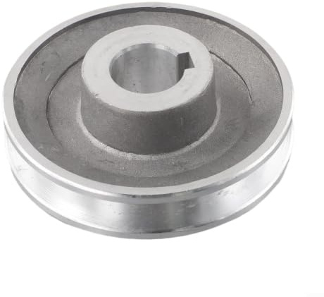 HavenDomicile Leichte Aluminium-Riemenscheibe, Riemenscheibe, Einzelrille, A-Typ, Aluminium-Riemenscheibe für Motor und Luftkompressoren (97 x 24)