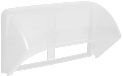 DIYEAH Caja De Enchufe Impermeable Tipo 86 Con Diseño Inclinado Protector Exterior De Plástico Transparente Para Doble Interruptor Resistente Al Agua