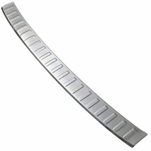 Protection de pare-chocs arrière compatible avec Audi A4 | B9 | Avant - à partir de 2015 + acier inoxydable mat protection pour bord de coffre de chargement