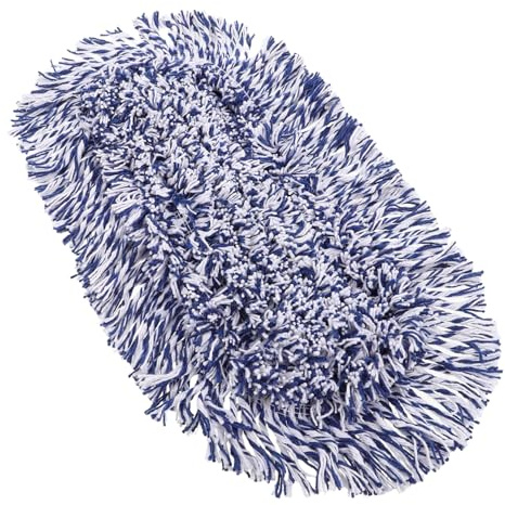 Alipis Têtes De Balai à Franges Plates De Rechange Réutilisables Et Lavables Pour Sols Dur Carrelage Marbre