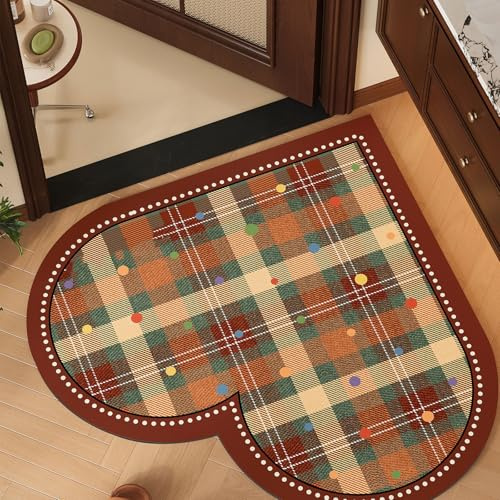 KXKJRYB Tappetino Da Cucina Angolare Motivo Floreale Tappeto Cucina Design A Ventaglio Lungo Antiscivolo Tappeti Per Pavimenti Angolari-120 * 120 * 45