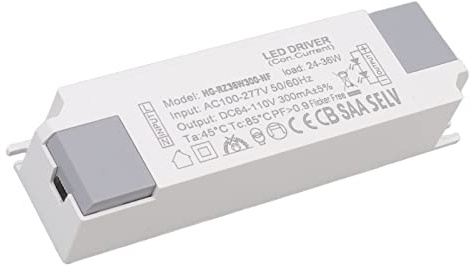 FTVOGUE Controlador LED, Carcasa de ABS, Transformador de Alta Eficiencia, 24 V 300 MA para Luces LED en el Hogar y la Oficina