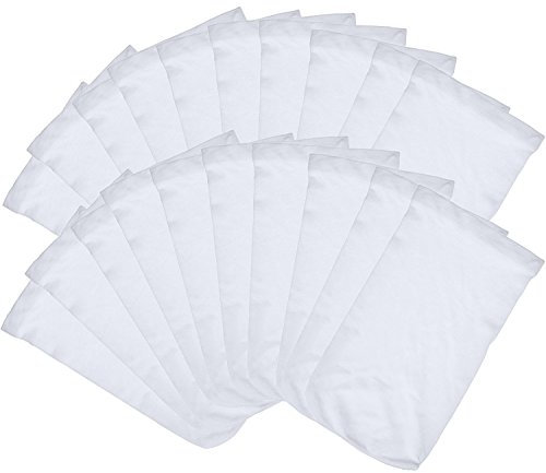 Outus Pool Skimmer Socks, Durable Elastic Nylon Fabric Filters of Swimming Pools, White (20 Pack)