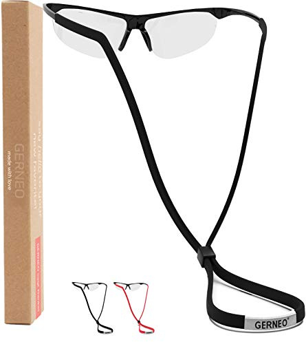 GERNEO® - ORIGINAL – zuverlässiges Sport Brillenband aus Stoff – wasserfestes Brillenband & fester Halt für Sportbrillen, Sonnenbrillen & Lesebrillen