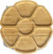 ELECTROMAX Bamboo Wooden Serving Platter Snack Tray Serving Tray Plate savoury Snacks (Model-10)