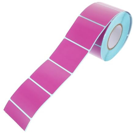EXCEART Selbstklebende Adressetiketten Leere Versandetiketten Selbstklebende Versandpaketetiketten Thermotransferetiketten zum Aufkleben Expressetiketten Etikettenrolle für Farbcodieren