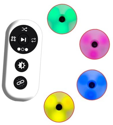 Oshhni 4Pcs Reaktion Training Lichter Jump Training für Fußball Fechten