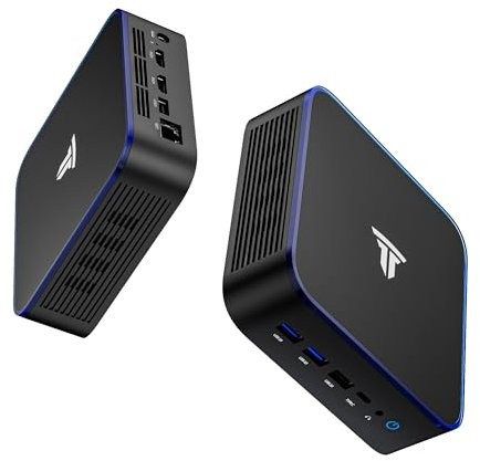 SRESNAIL Windows 11 Pro Mini-PC, 16 GB ARM + 512 GB SSD Mini-Desktop-PC mit Alder Lake-N95-CPU, 4 Kernen, 4 Threads, 5G-WLAN und Bluetooth 5.3-Unterstützung, Gigabit-Ethernet-Unterstützung (Schwarz)