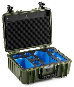 B&W International transportväska utomhus 5000 (PP.221) svart – för DJI Mavic 4 Pro – vattentät (IP67), dammtät, slagtålig, extremt robust
