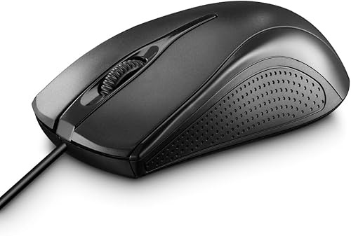 Hama Souris Optique à 3 Boutons MC-200, Filaire, Noire (Lot de 5)