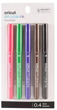 Cricut Infusible Ink™-Stifte 0,4, Standardfarben (5 Stück)