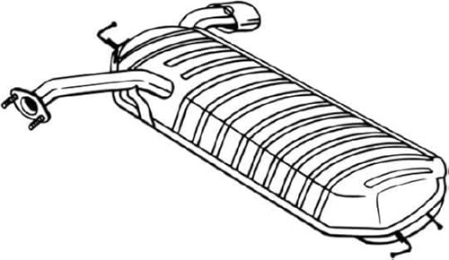 BOSAL 165-069 Endschalldämpfer Endtopf