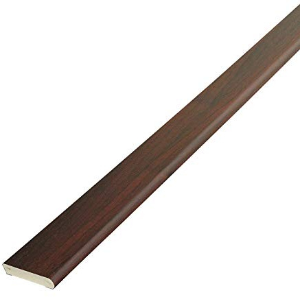 Cloaking Fillet uPVC Plastic Architrave Trim (5m) - 30mm, Rosewood