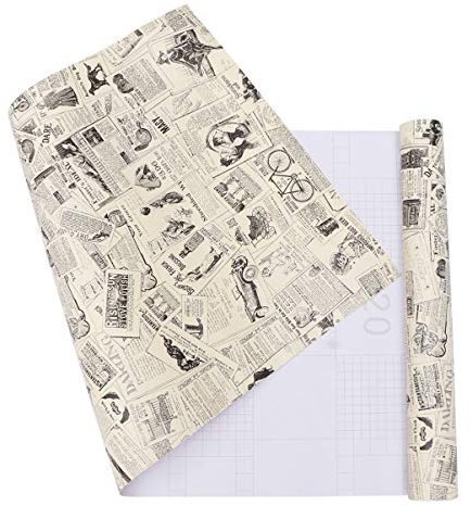 BESPORTBLE 1 Rollo de Papel Tapiz de Periódico Pegatina Pvc Retro Papel Tapiz Impermeable Papel Tapiz de Escritorio Decorativo Etiqueta de La Pared para El Hogar