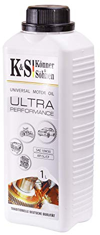 Könner & Söhnen KS 10W-30 X 2 pcs Mehrbereichsmotorenöl - Hochwertiges halbsynthetisches Mehrbereichs-Motorenöl ULTRA Performace für Benzin und Diesel motoren