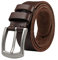 BELTER Ledergürtel Herren Gürtel für Männer 38mm Echter Leder Jeansgürtel mit Geschenkbox (120cm, Braun)