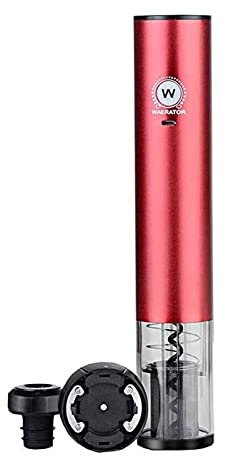 NCRD Ouvre-bouteilles de vin électrique Ensemble - Kit d'extraction à tire-bouchon à tire-bouchon à tire-bouchon à tire-bouchon à tire-bouchon sans fil rechargeable avec bouchon de coupe d'une feuille