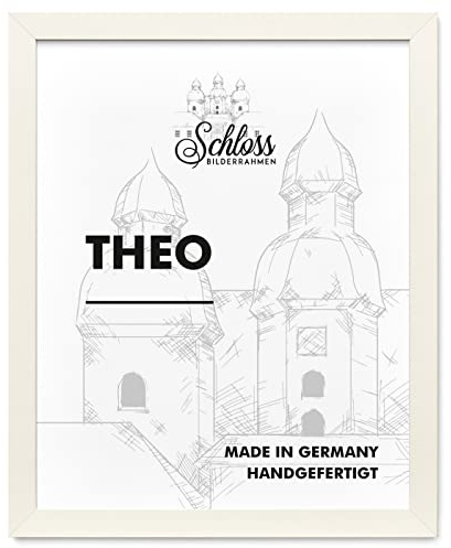 Schloss BILDERRAHMEN Theo 84x119 cm DIN A0, Dekor Weiß