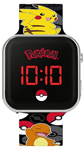 Pokemon Orologio Digitale Quarzo Ragazzi con Cinturino in Silicone POK4322
