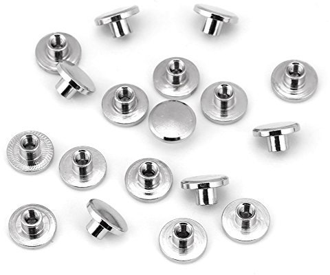 20 Teile/Satz Flachkopfmutter Nagelnieten, Metrisch Verzinkter Kohlenstoffstahl Nietmutter Flachkopf mit Gewinde Flachkopfmutter Reparaturzubehör(5mm)