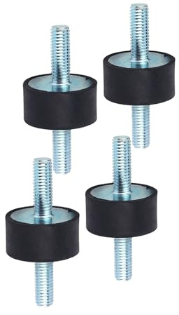 AUTO 4pcs M8 30 * 15 Antivibrationsdämpfer Gummiisolator montiert Luftkompressorpumpe mit Schrauben Luftkompressorpumpe Gummidämpfer M8*23+silent bloc m10 leise b