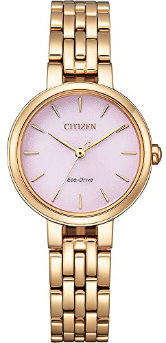 Citizen Damen Analog Eco-Drive Uhr mit Edelstahl Armband