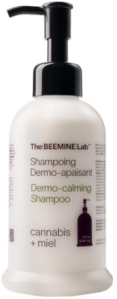 The Beemine Lab - CBD anti-fall dermo-soothing shampoo 200 ml - Cannabidiol, Propolis, Teebaum, Honig und Calendulaöl - 91% natürliche und pflanzliche Inhaltsstoffe.