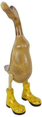 trendforge® - Handgefertigte Deko-Enten aus Teakholz - Vielfältige Modelle - Natürliche und hochwertige Holzfiguren für den Innen- und Außenbereich - einzigartiges Geschenk