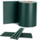 UISEBRT Strisce frangivista in PVC per stuoie a doppia asta, 65 m x 19 cm, pellicola opaca per recinzione con 30 clip di fissaggio, per recinzione da giardino e balcone, verde