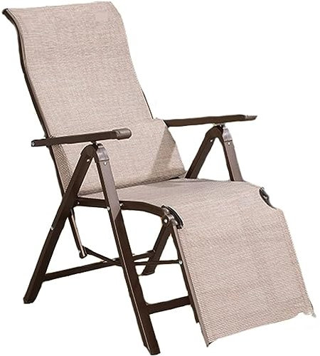 Liegestuhl Sonnenliege Stuhl Liegestuhl Liegender Terrassenliegesitz, Zusammenklappbare Tragbare Chaiselongue, Extra Breite Chaiselongue Für Den Außenbereich Klappliegestuhl Balkon Liegestuhl(A)