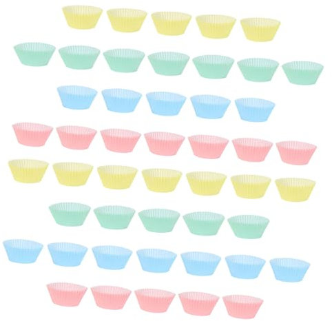 OKUMEYR 300pcs Cake Cups Muffin Cups Paper Baking Supplies Cupcake Liner for Party Baking Creative Muffin Cupcake Mixed