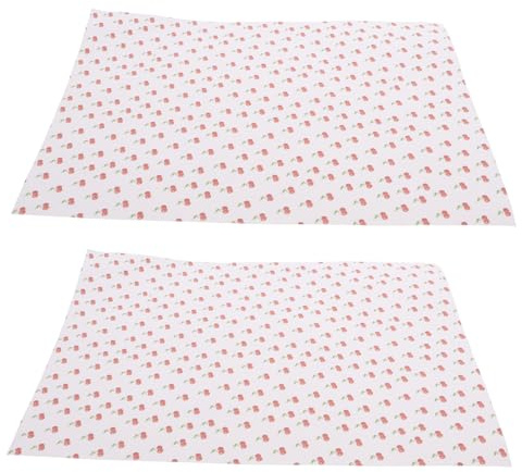 Besportble Papel Pintado Adhesivo para Casas De MuñEcas 1:12 2 Unidades Mini Casa Pegatina De Pared DIY Fondo De Pantalla Decorativo para Sala De Estar Dormitorio Y Estudio En Miniatura