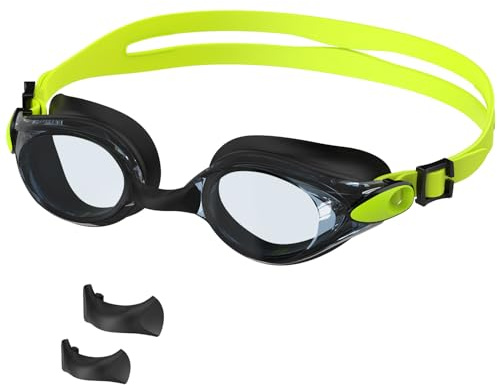 Ambienden Unisex Simglasögon, Anti-imma Vattentäta Anti-UV Glasögon Pool Män/Kvinnor, Nietisk Vision Bekväm att bära För Simning Utomhus/Inomhus