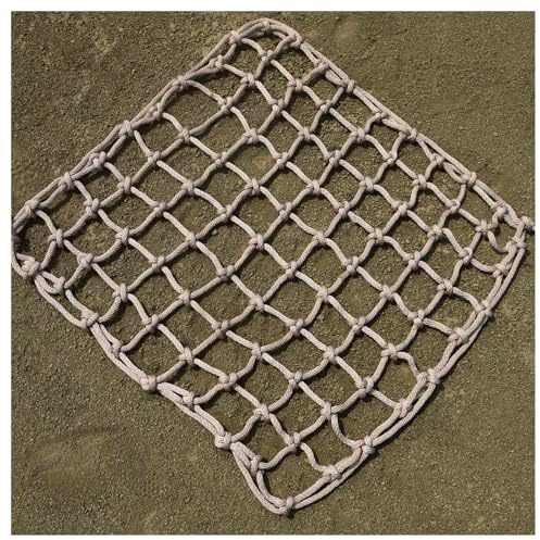 Kletternetz für Kinder im Freien – strapazierfähiges 2 x 2 m großes Frachtnetz in Militärqualität für Baumhäuser, Strickleitern, Klettergerüste und Spielplätze – sichere und unterhaltsame Kl