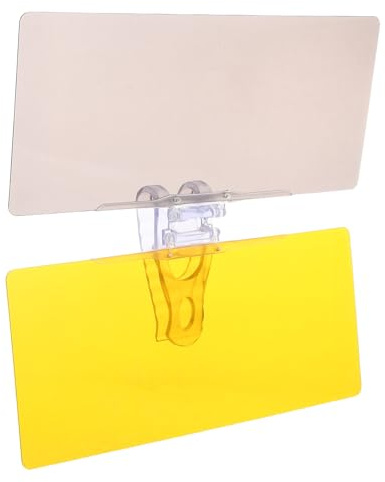 PAMINGONO Pare-Soleil Anti-Éblouissement pour Voiture Réglable Protection UV Totale Panneau de Pare-Brise Filtré Jour et Nuit Accessoire Auto Sécurité Conduite