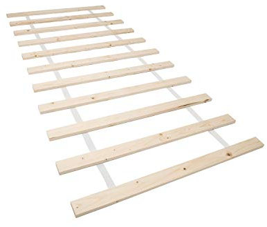 Sommier à lattes déroulables, blanc