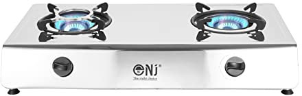 NJ-200 Réchaud à Gaz - 2 Feux Plaque de Cuisson Portable GPL 8.8kW