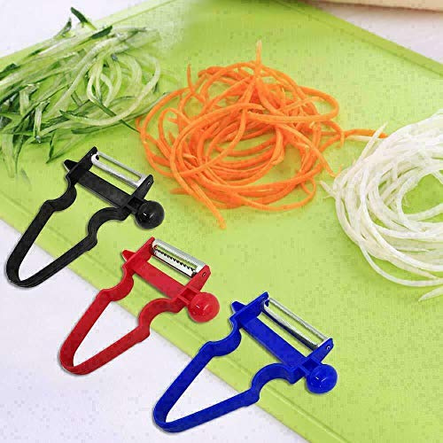 Cane Garden Magic Trio Schäler 3er Set Gemüseschäler Kartoffelschäler Obstschäler UK Arthritis